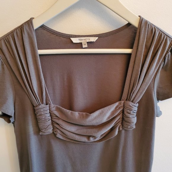 RW & CO. Capped Sleeve Tee - Picture 3 of 4